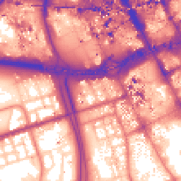 Daytime road noise heatmap for M15 6GH