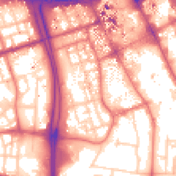 Daytime road noise heatmap for M15 6LE