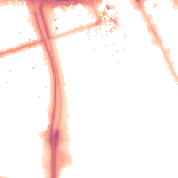 Night-time road noise heatmap for M15 6LE
