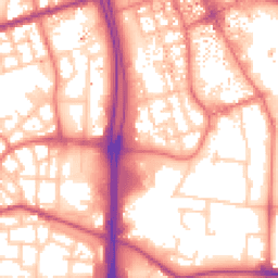Daytime road noise heatmap for M15 6NH