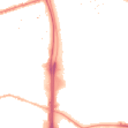 Night-time road noise heatmap for M15 6NH