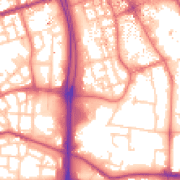 Daytime road noise heatmap for M15 6NL