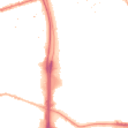 Night-time road noise heatmap for M15 6NL