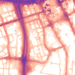 Daytime road noise heatmap for M15 6PJ