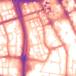 Daytime road noise heatmap for M15 6RP