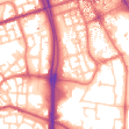 Daytime road noise heatmap for M15 6WH
