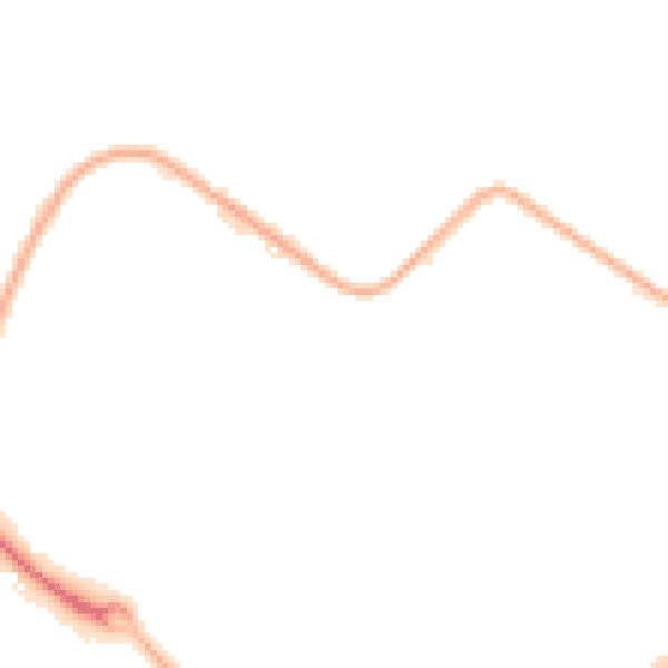 Night-time road noise heatmap for M17 1RY