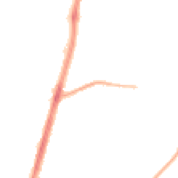 Night-time road noise heatmap for M19 1AU