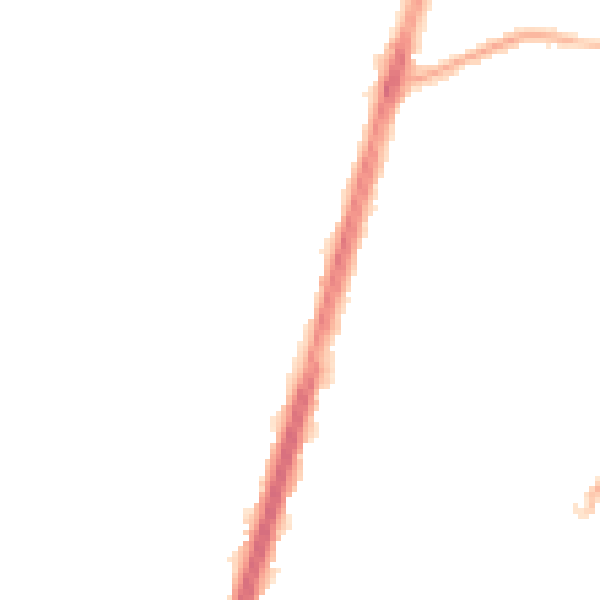 Night-time road noise heatmap for M19 1BL