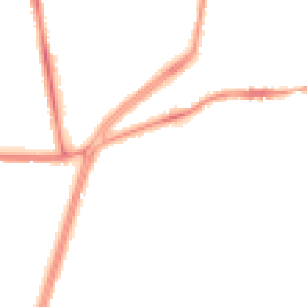 Night-time road noise heatmap for M19 2DL