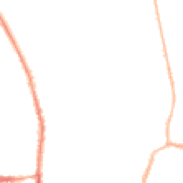 Night-time road noise heatmap for M19 3DR