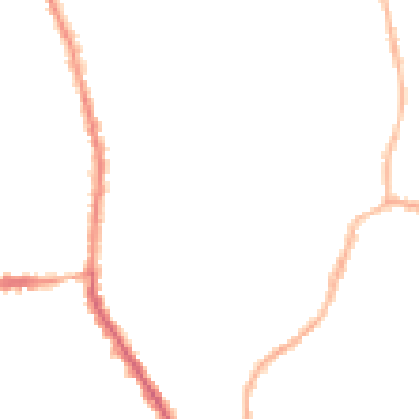 Night-time road noise heatmap for M19 3FE