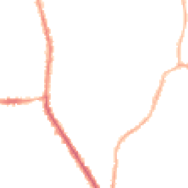 Night-time road noise heatmap for M19 3GE