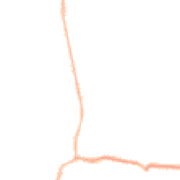 Night-time road noise heatmap for M19 3GS
