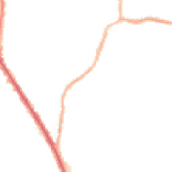Night-time road noise heatmap for M19 3LG