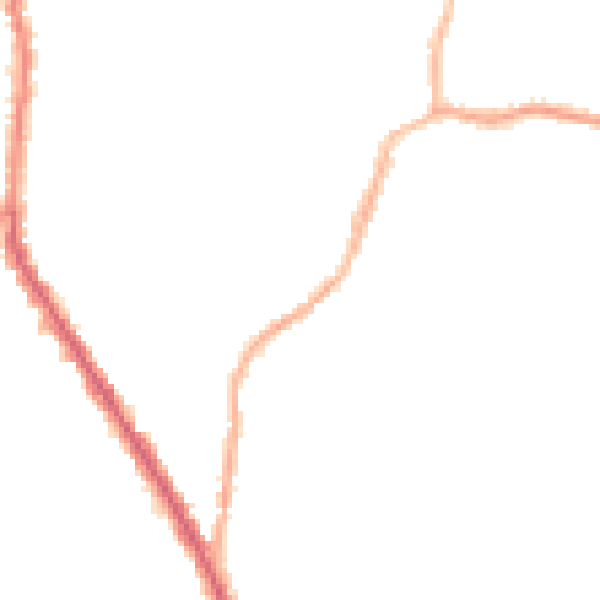 Night-time road noise heatmap for M19 3LH