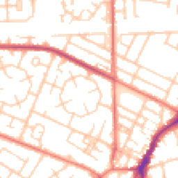 Daytime road noise heatmap for M20 1AF