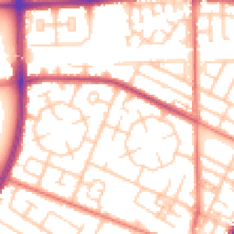 Daytime road noise heatmap for M20 1AR