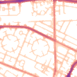 Daytime road noise heatmap for M20 1AS