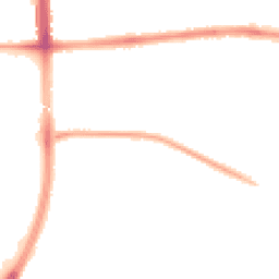 Night-time road noise heatmap for M20 1BB