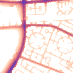 Daytime road noise heatmap for M20 1BR