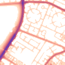 Daytime road noise heatmap for M20 1DP
