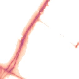 Night-time road noise heatmap for M20 2ED