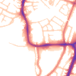 Daytime road noise heatmap for M20 2FD
