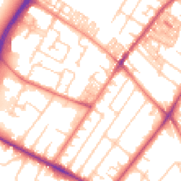 Daytime road noise heatmap for M20 2LF