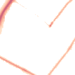 Night-time road noise heatmap for M20 2LF