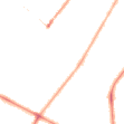 Night-time road noise heatmap for M20 2PB