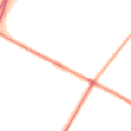 Night-time road noise heatmap for M20 2PU