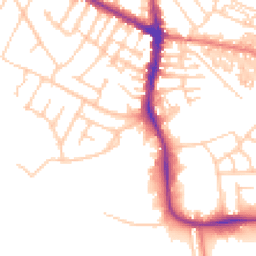Daytime road noise heatmap for M20 2RU