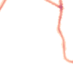 Night-time road noise heatmap for M20 2TH
