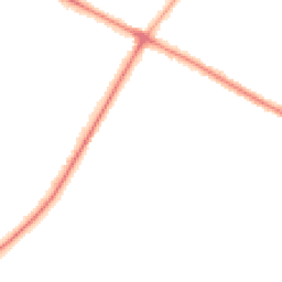 Night-time road noise heatmap for M20 2UQ