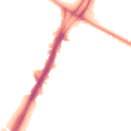 Night-time road noise heatmap for M20 2YQ