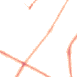 Night-time road noise heatmap for M20 3BF