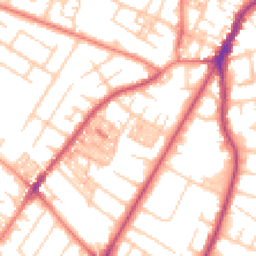 Daytime road noise heatmap for M20 3FJ