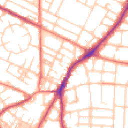 Daytime road noise heatmap for M20 3GA