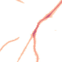 Night-time road noise heatmap for M20 3HE