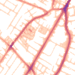 Daytime road noise heatmap for M20 3HR