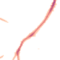 Night-time road noise heatmap for M20 3WA