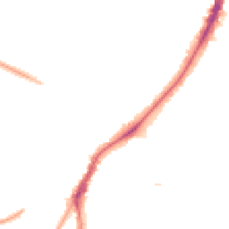 Night-time road noise heatmap for M20 3WB