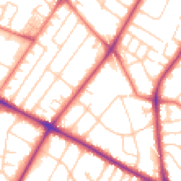 Daytime road noise heatmap for M20 3YH