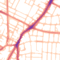 Daytime road noise heatmap for M20 4AE