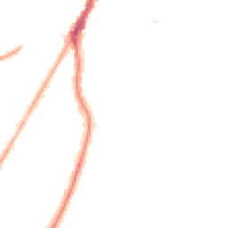 Night-time road noise heatmap for M20 4GL