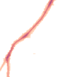 Night-time road noise heatmap for M20 4NE