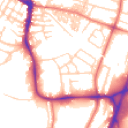 Daytime road noise heatmap for M20 5LL