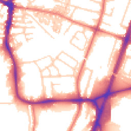 Daytime road noise heatmap for M20 5LP