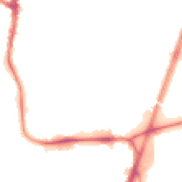 Night-time road noise heatmap for M20 5LP